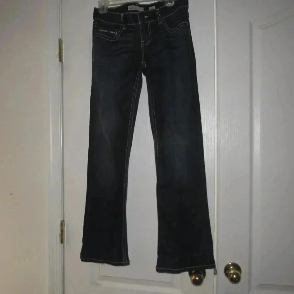 BKE Women's Skinny Jeans - Deep Indigo